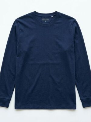 Full Sleeve T-shirts - Navy Blue (Unisex)